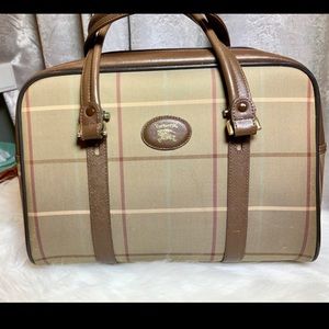 VINTAGE BURBERRYS BOSTON BAG